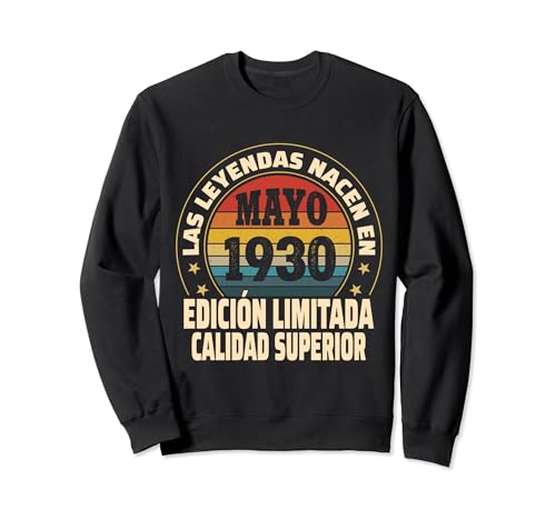 Consigue ahora Edición Navidad Limitada Mayo 1930 - Cumpleaños 94 Años Sudadera Top Precio 2024 | regaloscumple.com