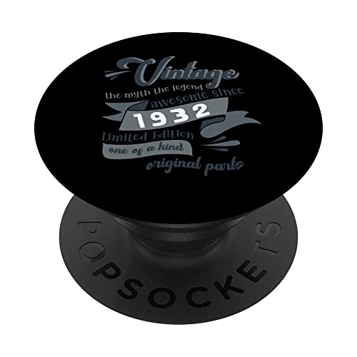 Comprar 90 cumpleaños impresionante Navidad 1932 camisetas vintage The Myth Legend PopSockets PopGrip Intercambiable Top Precio 2025 | regaloscumple.com