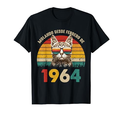 Comprar Molando Desde Promoción Febrero 1964 Cumpleaños 60 Años Camiseta Top Precio 2024 | regaloscumple.com