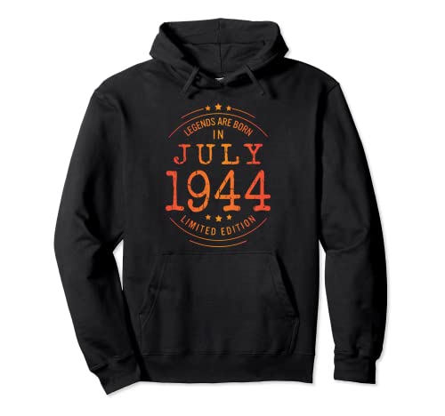 Comprar Cumpleaños Julio 1944 Edición Limitada Regalo Legend July Navidad Sudadera con Capucha Top Precio 2025 | regaloscumple.com