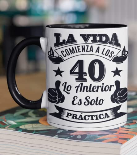 Consigue Navidad ahora Taza desayuno para 40 cumpleaños Top Precio 2024 | regaloscumple.com