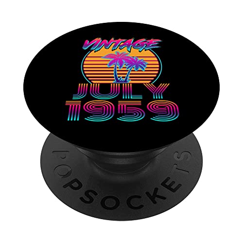 Comprar 63 años Retro Vintage 80s julio 1959 63 cumpleaños PopSockets PopGrip Intercambiable Cumpleaños Rebajas 2025 | regaloscumple.com
