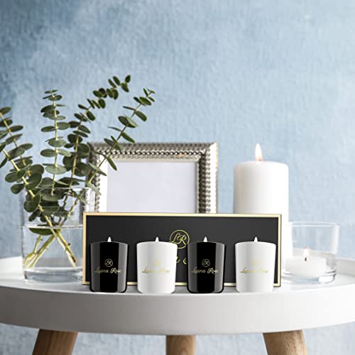 Mejores precios Rose Aromáticas Set - 100% Soja Velas en - Aromáticas Soja - Regalo - 4