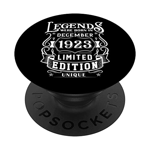 Comprar Cumpleaños Diciembre 1923 Edición Limitada Regalo Vintage Navidad PopSockets PopGrip Intercambiable Ofertas 2024 | regaloscumple.com