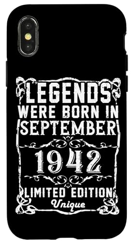Consigue ahora Carcasa para iPhone X/XS Cumpleaños Navidad Septiembre 1942 Edición Limitada Regalo Vintage Top Precio 2024 | regaloscumple.com