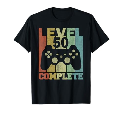 Consigue ahora Regalos Catálogo Para Hombres 50 Años Cumpleaños Level 50 Complete Camiseta Top Precio 2025 | regaloscumple.com