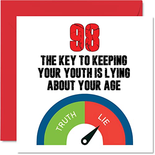 Comprar Regalos Divertidas tarjetas cumpleaños 98 para hombres y mujeres llave para la juventud tarjeta feliz cumpleaños para bisabuelo abuelo niñera abuela abuela abuela abuela abuela abuela abuela Ofertas 2024 | regaloscumple.com