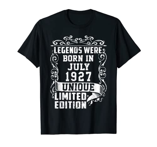 Oferta Cumpleaños 1927 Limitada Legend Camiseta
