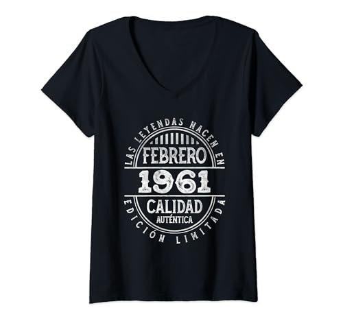 Oferta Las nacen Febrero - Años Camiseta V