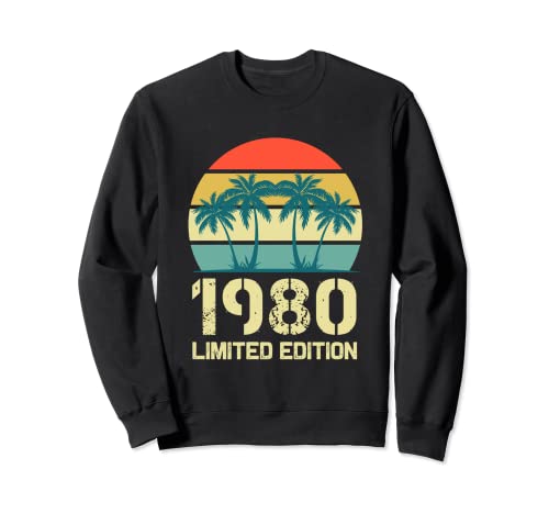 Consigue ahora Camisetas vintage cumpleaños 1980 para mujer divertidas Catálogo camisetas cumpleaños 1980 Sudadera Rebajas 2024 | regaloscumple.com