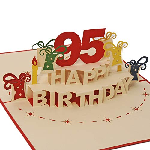 Comprar Tarjeta felicitación Favour Pop Up Navidad por el 95 cumpleaños - Arte filigrana que se despliega al abrir el sobre rojo. TA95R. Rebajas 2024 | regaloscumple.com