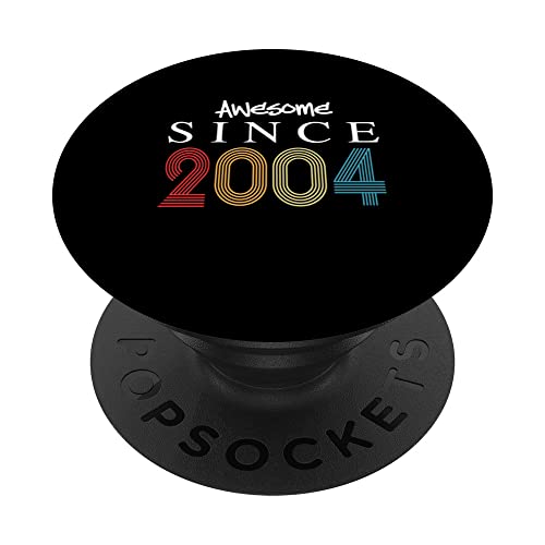 Consigue ahora Impresionante Regalos Desde 2004 Cumpleaños 2004 Vintage 2004 PopSockets PopGrip Intercambiable Rebajas 2024 | regaloscumple.com