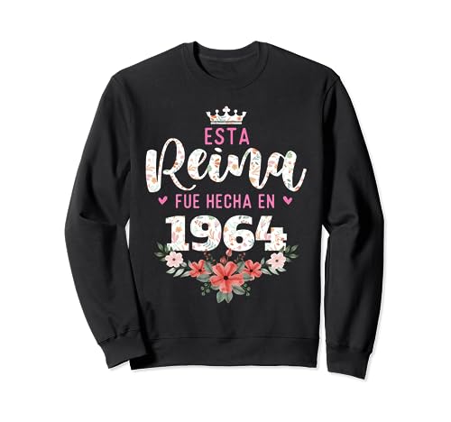 Comprar Esta reina Promoción fue hecha en 1964 - Cumpleaños Sudadera Top Precio 2024 | regaloscumple.com