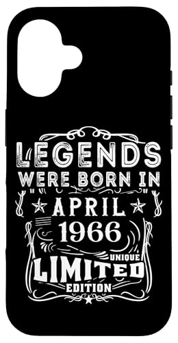 Comprar Carcasa para iPhone 16 Cumpleaños Abril 1966 Edición Limitada Regalos Regalo April Top Precio 2025 | regaloscumple.com