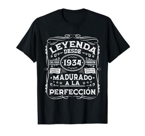 Consigue ahora 90 Cumpleaños 90 Años Navidad Hombre Mujer Vintage 1934 Regalo Camiseta Ofertas 2024 | regaloscumple.com