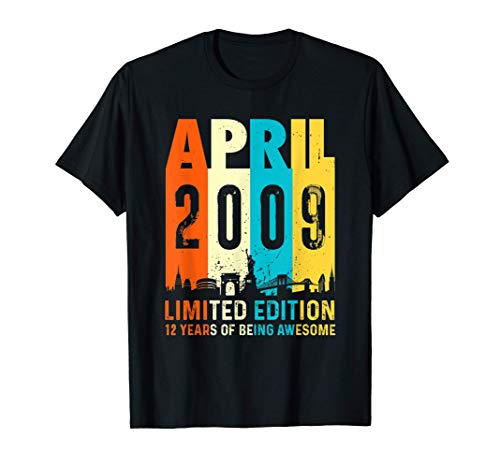 Consigue ahora Edición limitada para 12 años nacido en Regalos Abril 2009 Camiseta Top Precio 2024 | regaloscumple.com