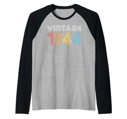 Consigue ahora Cumpleaños 1944. Regalo vintage 1944 para hombres y mujeres hecho nacido en 1944 Camiseta Manga Raglan Ofertas 2024 | regaloscumple.com
