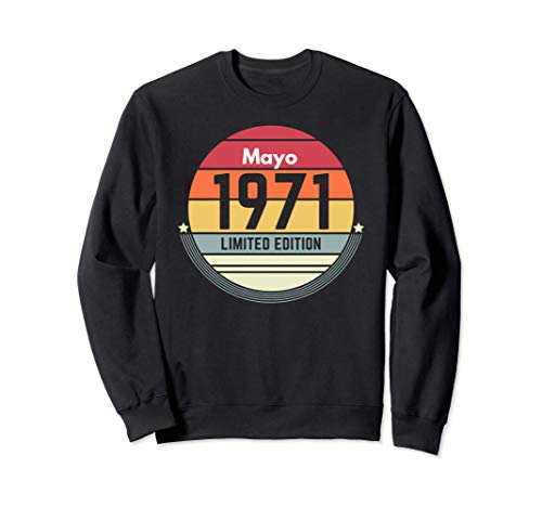 Consigue ahora 50 Años Cumpleaños Regalo Nacido En Mayo Cumpleaños 1971 Mujer Sudadera Ofertas 2025 | regaloscumple.com