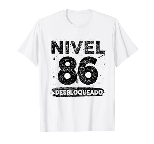 Comprar Nivel 86 Desbloqueado BlackFriday años 86 cumpleaños Camiseta Top Precio 2025 | regaloscumple.com