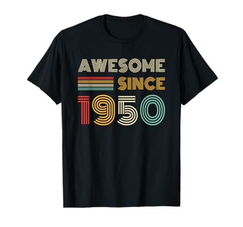 Comprar 75 Cumpleaños Navidad 75 Años Hombre Mujer Vintage 1950 Regalo Camiseta Rebajas 2025 | regaloscumple.com