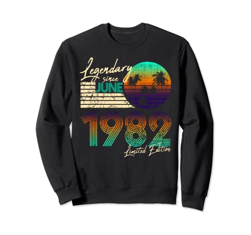 Comprar 40. Cumpleaños 40 Legendario desde junio 1982. Sudadera Catálogo Ofertas 2025 | regaloscumple.com