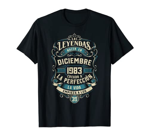 Oferta Leyendas Cumpleaños Años Diciembre Camiseta