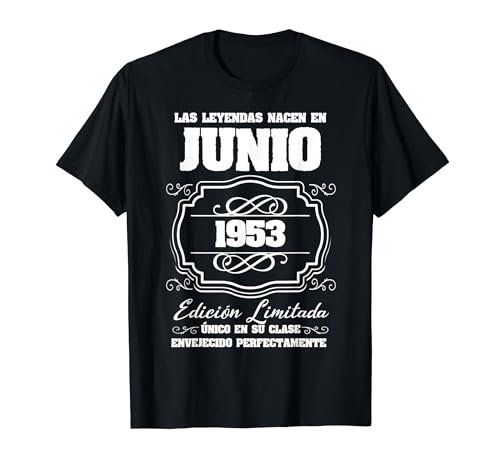 Oferta Las nacen Junio 68 Camiseta