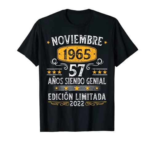 Oferta 57 Cumpleaños 1965 Mujer Camiseta