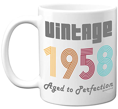 Consigue ahora Stuff4 Regalos 64 cumpleaños hombres y mujeres taza café vintage Promoción 1958 tazas cerámica aptas lavavajillas taza clásica mejor amiga cumpleaños o Navidad divertidos regalos 64 cumpleaños él ella Ofertas 2024 | regaloscumple.com