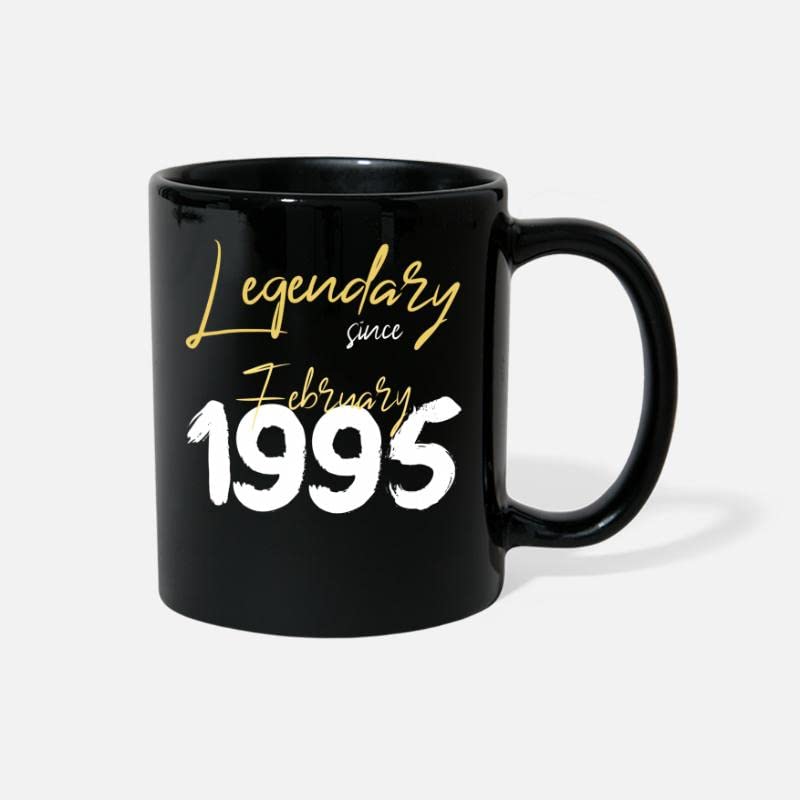 Comprar Divertida taza café 26 cumpleaños 1995 febrero portátil clásica taza café taza café taza BlackFriday viaje 11 oz Top Precio 2025 | regaloscumple.com