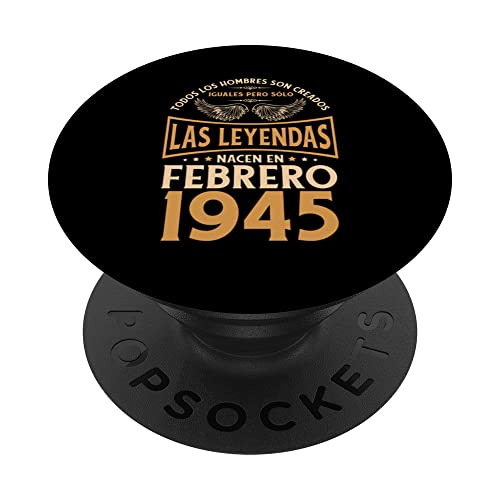 Comprar Cumpleaños Hombre Regalos Las Leyendas Febrero Catálogo 1945 PopSockets PopGrip Intercambiable Ofertas 2024 | regaloscumple.com