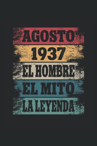 Consigue ahora Agosto 1937 - El Hombre - El Mito Regalos - La Leyenda: Regalos Originales para Hombre Papá Abuelo Hermano - Diario Cuaderno De Notas Apuntes O Agenda Ofertas 2024 | regaloscumple.com