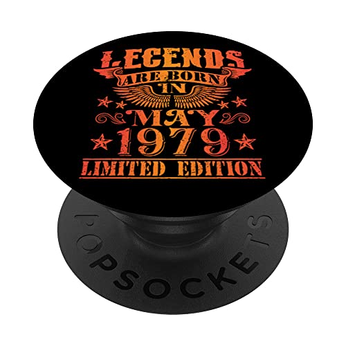 Consigue ahora Cumpleaños Mayo 1979 Edición Limitada Regalo Legend May Navidad PopSockets PopGrip Intercambiable Ofertas 2024 | regaloscumple.com