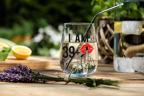 Dónde comprar en España CROWNLY CRYSTAL® Regalos Mujer 40 Años Copas Gin Tonic Personalizados De Vino Decoracion Cumpleaños Regalo Mama Para Amigas Original