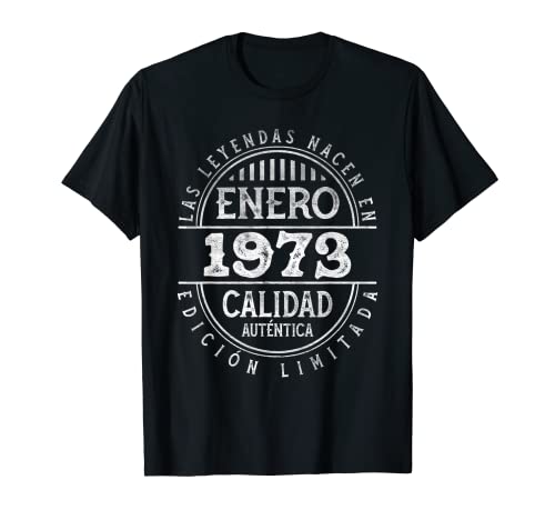 Oferta Las nacen Enero - Años Camiseta