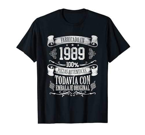 Consigue ahora 34 Años Cumpleaños Hombre Ideas para regalar Nacido En 1989 Regalo 34 Años Camiseta Ofertas 2023 | regaloscumple.com