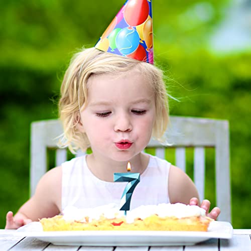 Ofertas Velas Cumpleaños Vela 4 años Fiestas Velas   Cumpleaños Números 0-9 Vela Cumpleaños Azul Velas 4 Cumpleaños