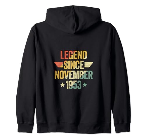 Comprar Legend Since November Promoción 1953 Sudadera con Capucha Top Precio 2024 | regaloscumple.com