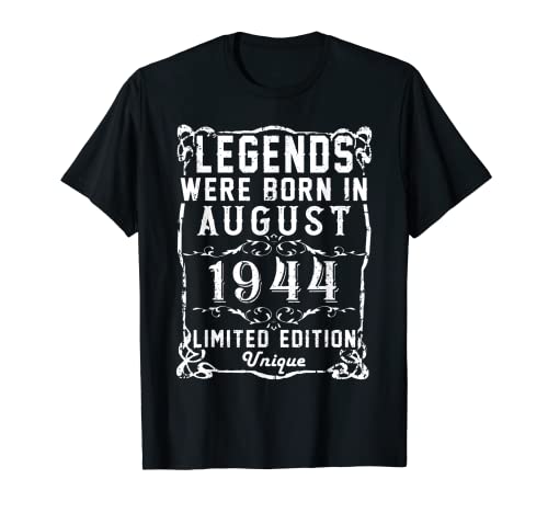Oferta Cumpleaños 1944 Limitada Legend Camiseta