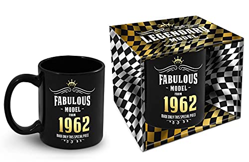 Consigue Regalos ahora Bombo Taza cumpleaños con año nacimiento 1962 Rebajas 2023 | regaloscumple.com