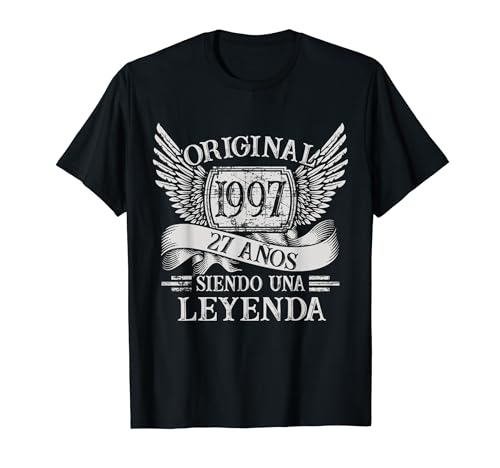 Consigue ahora Original Promoción 1997 Cumpleaños 27 Años Siendo Una Leyenda Camiseta Top Precio 2025 | regaloscumple.com