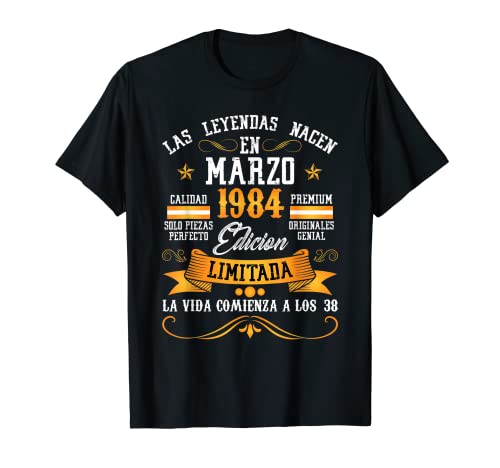 Oferta Leyendas 1984 Años Camiseta