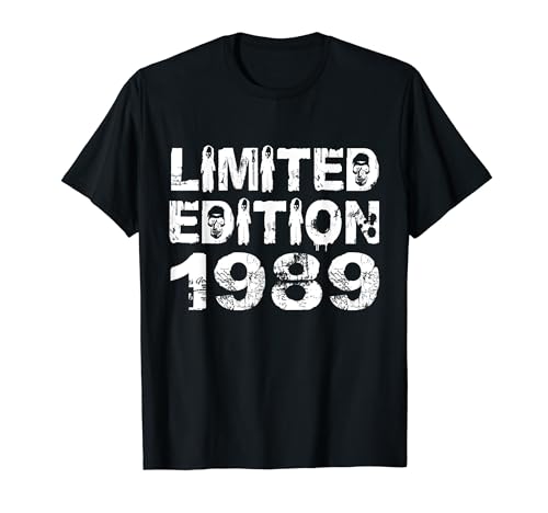 Consigue ahora Edición limitada 1989 Cumpleaños 1989 Cumpleaños Edición Cumpleaños Camiseta Ofertas 2024 | regaloscumple.com