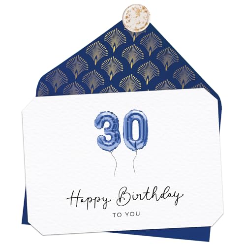 Consigue ahora Joli Coon Tarjeta 30 cumpleaños - Happy Birthday BlackFriday 30 - Tarjeta felicitacion 30 cumpleaños con sobre y un sello cera Top Precio 2025 | regaloscumple.com
