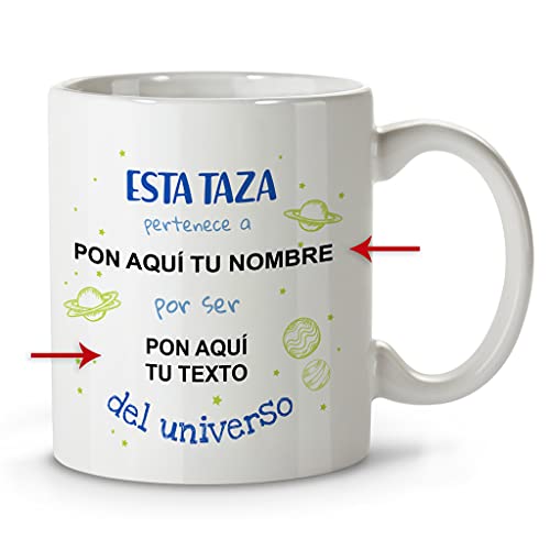 Comprar LolaPix Taza desayuno originales. Tazas BlackFriday personalizadas. Tazas desayuno originales. Tazas con frases. Regalos personalizados. Universo Morado. Taza cerámica 330ml Ofertas 2025 | regaloscumple.com
