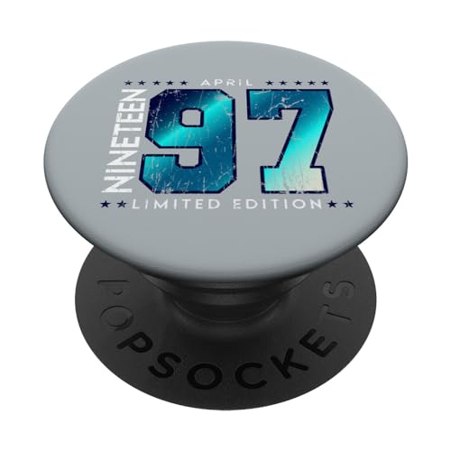 Consigue ahora 1997 abril Mes Año nacimiento Catálogo Cumpleaños PopSockets PopGrip Intercambiable Ofertas 2024 | regaloscumple.com