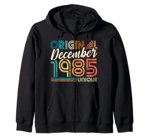 Consigue ahora Diciembre Regalos 1985 cumpleaños la vendimia Sudadera con Capucha Rebajas 2024 | regaloscumple.com