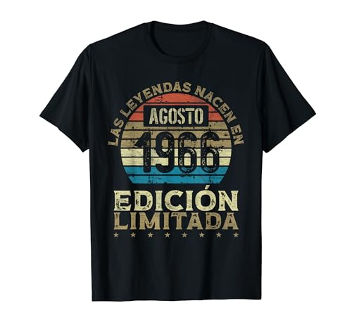 Oferta Las nacen Agosto - Años Camiseta