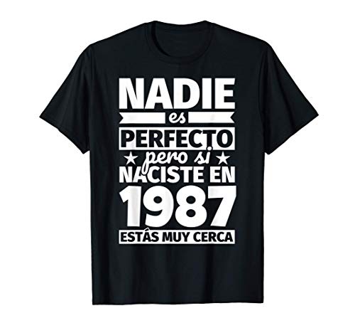 Comprar 1987 cumpleaños divertido regalo cumpleaños Promoción Camiseta Top Precio 2024 | regaloscumple.com