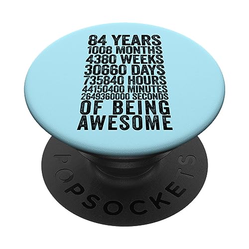 Consigue ahora Divertida camiseta cumpleaños 84 Old Meter Divertidos regalos Promoción 84 años PopSockets PopGrip Intercambiable Top Precio 2025 | regaloscumple.com